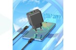 Сетевое зарядное устройство USB+USB-C + кабель Type-C-Type-C HOCO CS14A PD20W + QC3.0 (черный)