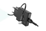 Сетевое зарядное устройство USB-C + кабель Type-C HOCO N37 PD20W (черный)