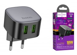 Сетевое зарядное устройство 2USB HOCO CS34A  QC3.0 (черный)
