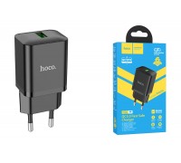 Сетевое зарядное устройство USB HOCO N26A QC3.0 (черный)