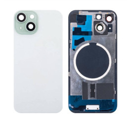 Задняя крышка (стекло) в сборе с рамкой для iPhone 15 (Green)