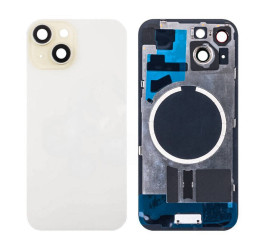 Задняя крышка (стекло) в сборе с рамкой для iPhone 15 (Yellow)