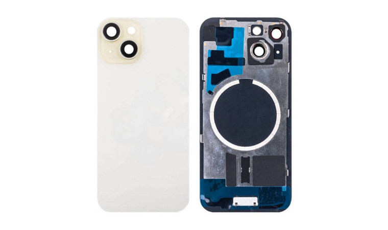 Задняя крышка (стекло) в сборе с рамкой для iPhone 15 (Yellow) Задняя крышка (стекло) в сборе с рамкой для iPhone 15 (Yellow)