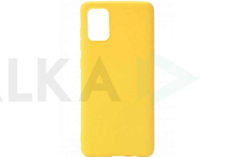 Чехол для Samsung A51 (A515F) тонкий (желтый)