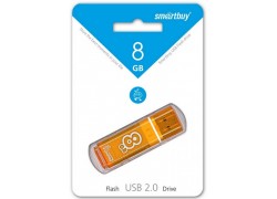 Флешка USB 2.0 Smartbuy 8GB Glossy series Orange (SB8GBGS-OR)