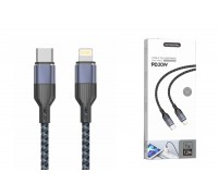 Кабель USB Type-C - Lightning SENDEM T16 USB 3A (фиолетовый) 1.2м