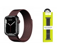 Ремешок для Apple Watch HOCO WA03 Ремешок из миланской стали серии Simple beauty (38-41 мм, черная смородина)