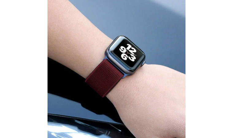 Ремешок для Apple Watch HOCO WA04 Эластичный нейлоновый ремешок серии Fashion (38-41 мм) розовый песок