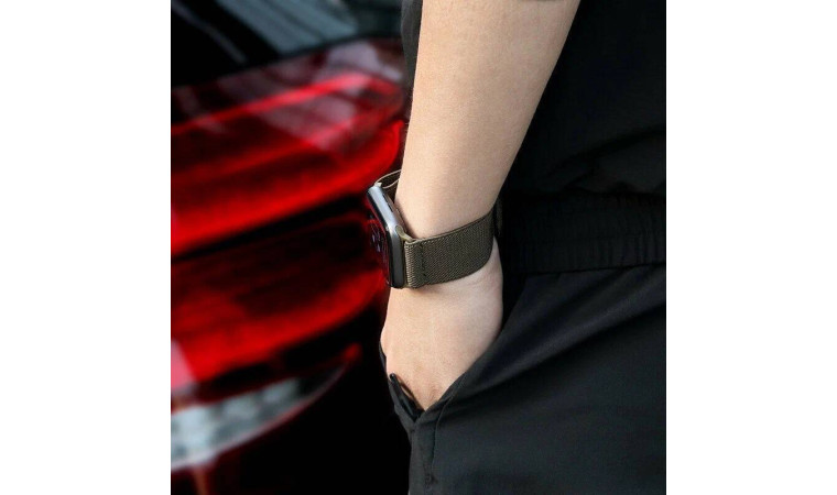 Ремешок для Apple Watch HOCO WA04 Эластичный нейлоновый ремешок серии Fashion (38-41 мм) розовый песок