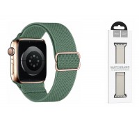 Ремешок для Apple Watch HOCO WA04 Эластичный нейлоновый ремешок серии Fashion (38-41 мм) сосново-зеленый