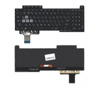Клавиатура для ноутбука Asus ROG Stirx G17 G713 черная RGB-подсветка