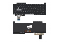 Клавиатура для ноутбука Asus ROG Stirx G17 G713 черная RGB-подсветка