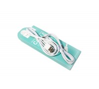Кабель USB - Lightning HOCO X1, 2A (белый) 1м (упаковка 2 ШТУКИ)