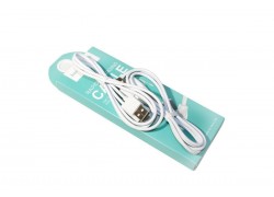 Кабель USB - Lightning HOCO X1, 2A (белый) 1м (упаковка 2 ШТУКИ)