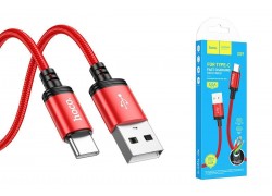 Кабель USB - USB Type-C HOCO X89 (красный) 1м 