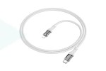 Кабель USB Type-C - Lightning HOCO U111, 3A PD20W (серый) 1,2м