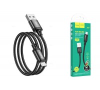 Кабель USB - MicroUSB HOCO X89 (черный) 1м 