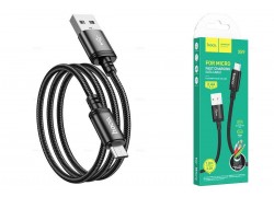 Кабель USB - MicroUSB HOCO X89 (черный) 1м 