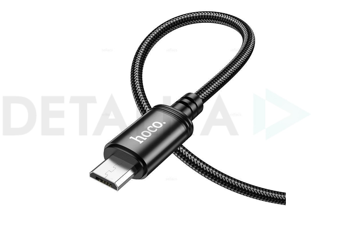 Кабель USB - MicroUSB HOCO X89 (черный) 1м в Детальке купить,