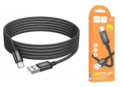 Кабель USB - USB Type-C HOCO X91 (черный) 3м 
