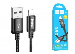 Кабель USB - Lightning HOCO X91 2,4A (черный) 3м