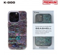 Чехол для телефона K-DOO SEASHELL iPhone 14 PRO MAX прозр. корп (фиолетовый)