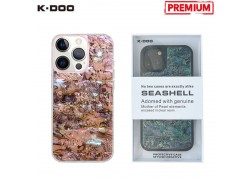 Чехол для телефона K-DOO SEASHELL iPhone 14 прозр. корп (розовый)