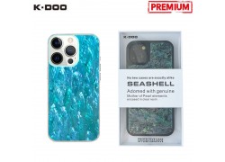 Чехол для телефона K-DOO SEASHELL iPhone 13 PRO прозр. корп (синий)