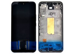 Дисплей для Samsung A546E Galaxy A54 5G Black в сборе с тачскрином + рамка 100%