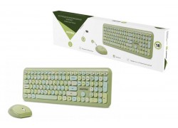 Комплект клавиатура+мышь мультимедийный Smartbuy 666395 зеленый (SBC-666395AG-G) /10