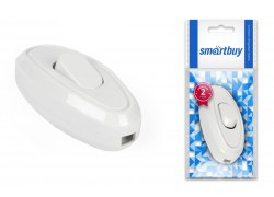 Выключатель Smartbuy, проходной белый 6А 250В (SBE-06-S04-w)