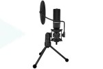 Микрофон для ПК игровой MARVO MIC-03, проводной, 1.5 метра, USB, чёрный