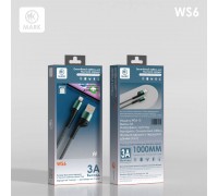 Кабель USB - Lightning MARK WS6 Черный