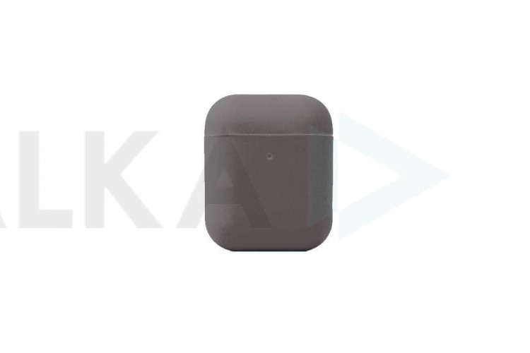 Чехол для наушников Soft-Touch AirPods (угольно-серый)