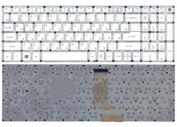 Клавиатура для ноутбука Acer Aspire E5-573 белая
