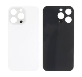 Задняя крышка (стекло) для iPhone 13 Pro (белый) легкая установка (литое стекло)