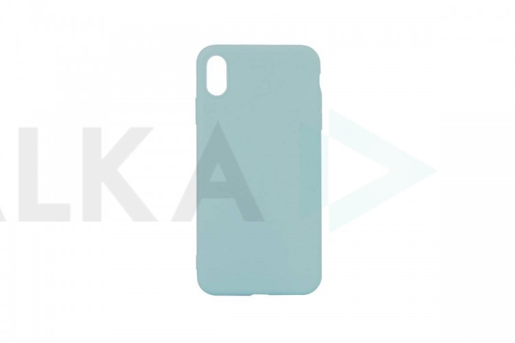 Чехол для iPhone XR плотный матовый (серия Colors) (светло-бирюзовый)