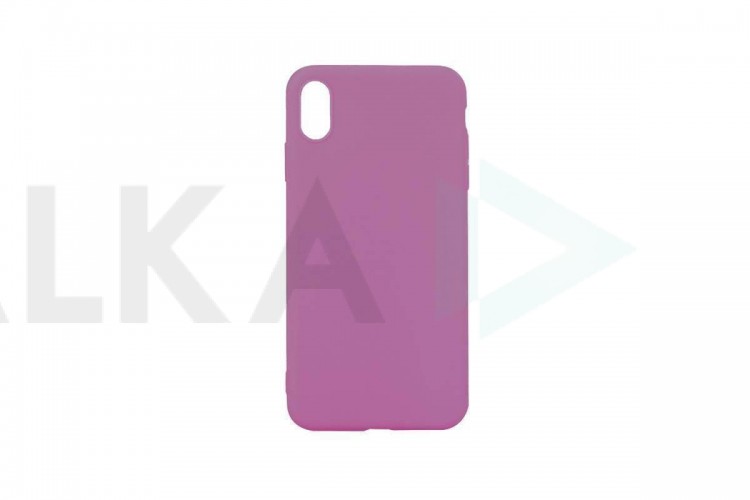 Чехол для iPhone XR плотный матовый (серия Colors) (орхидея)