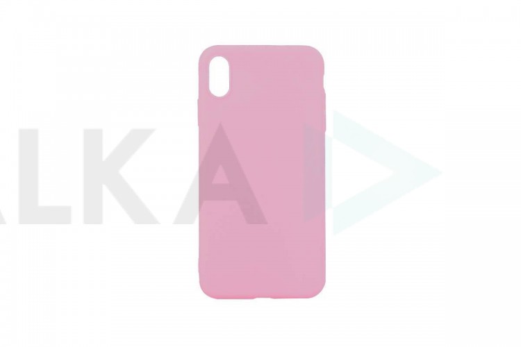 Чехол для iPhone XR плотный матовый (серия Colors) (розовый)