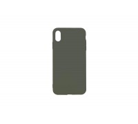 Чехол для iPhone XR плотный матовый (серия Colors) (оливковый)