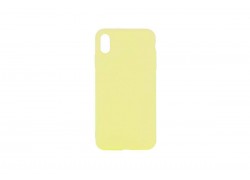 Чехол для iPhone XR плотный матовый (серия Colors) (желтый)