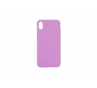 Чехол для iPhone XR плотный матовый (серия Colors) (сливовый)