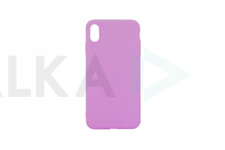 Чехол для iPhone XR плотный матовый (серия Colors) (сливовый)