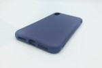 Чехол для iPhone XS Max плотный матовый (серия Colors) (темно-синий)