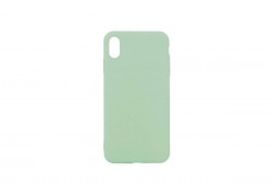 Чехол для iPhone XS Max плотный матовый (серия Colors) (фисташковый)