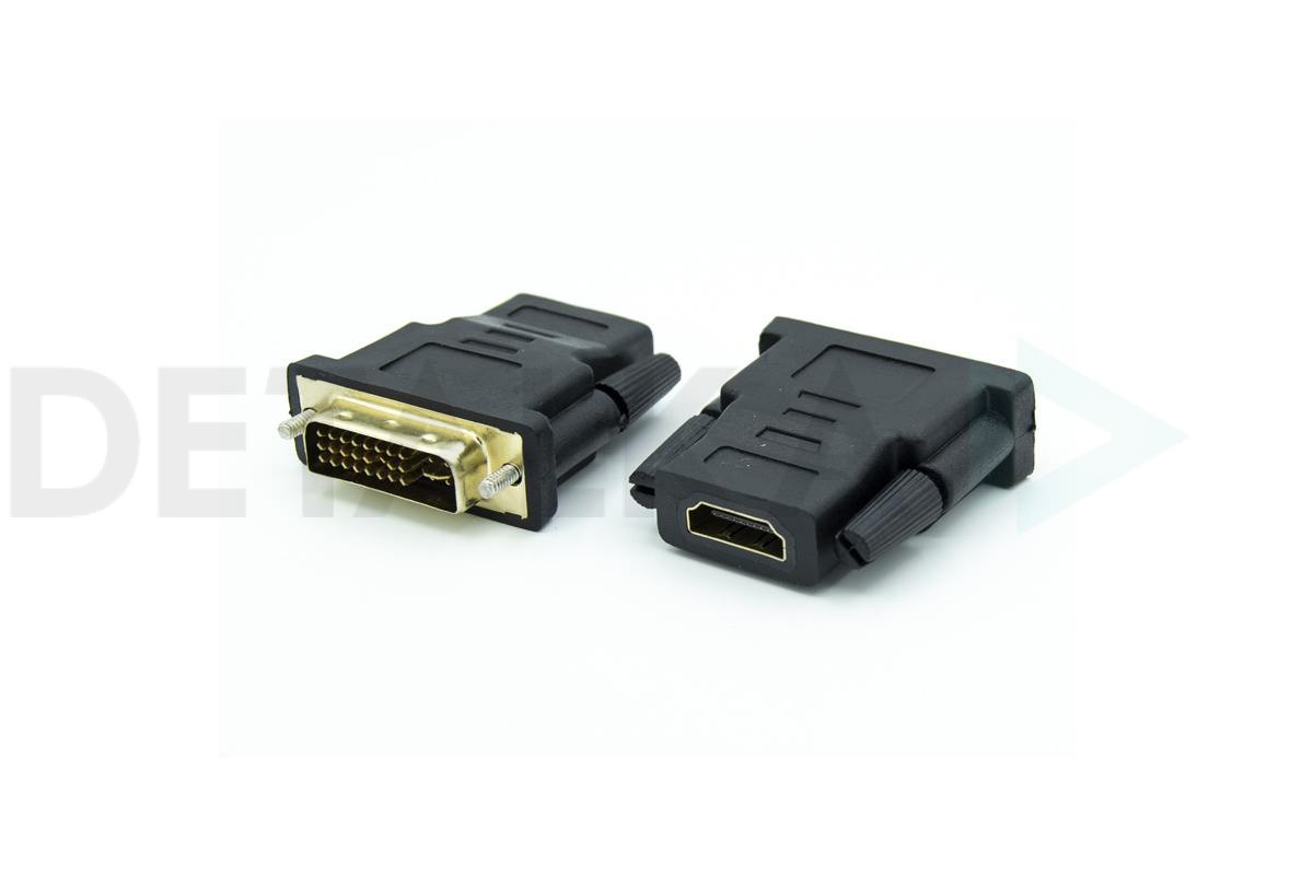 Переходник DVI-I (папа) - HDMI (мама) V1.4 в Детальке купить,