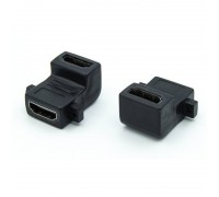 Переходник HDMI (мама - мама) угловой V1.4