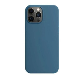 Чехол для iPhone 13 Pro Max (6.7) Silicone Case Soft Touch MagSafe Blye Jay (голубая сойка)