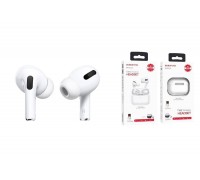 Наушники вакуумные беспроводные BOROFONE BE38 Original series TWS Pro wireless headset Bluetooth (белый) (в комплекте с чехлом)