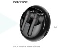 Наушники вакуумные беспроводные BOROFONE BW08 Luxury true Wireless Earphone Bluetooth (черный)